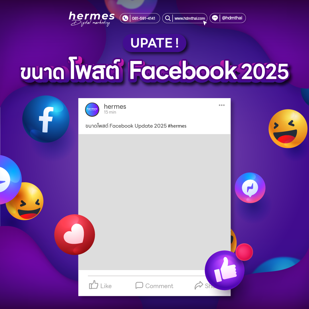 ขนาดโพสต์ Facebook Update 2025 ที่จะทำให้โพสต์ของคุณโดดเด่น